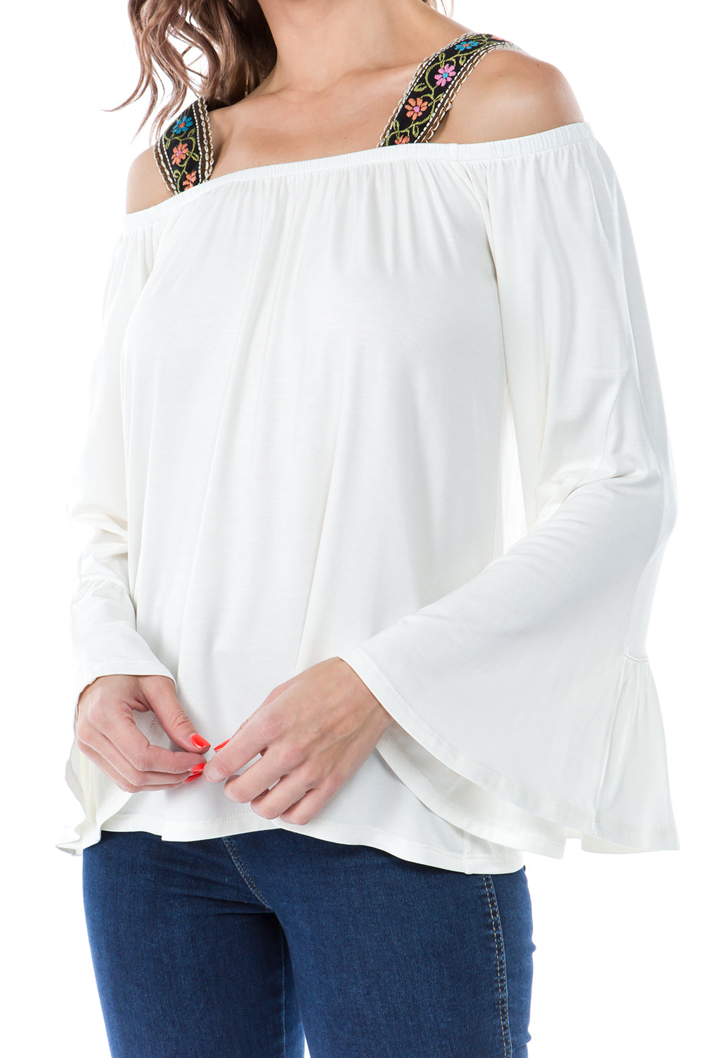 RACHEL TOP (IVORY)- VT7661N