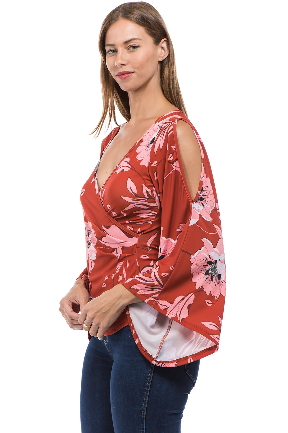 KELSEY TOP (WINE)-VT8290