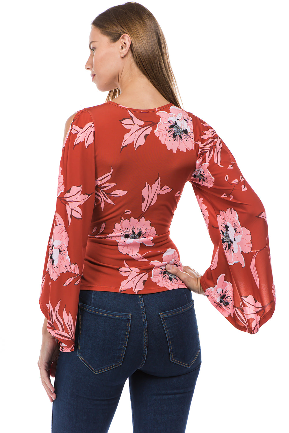 KELSEY TOP (WINE)-VT8290
