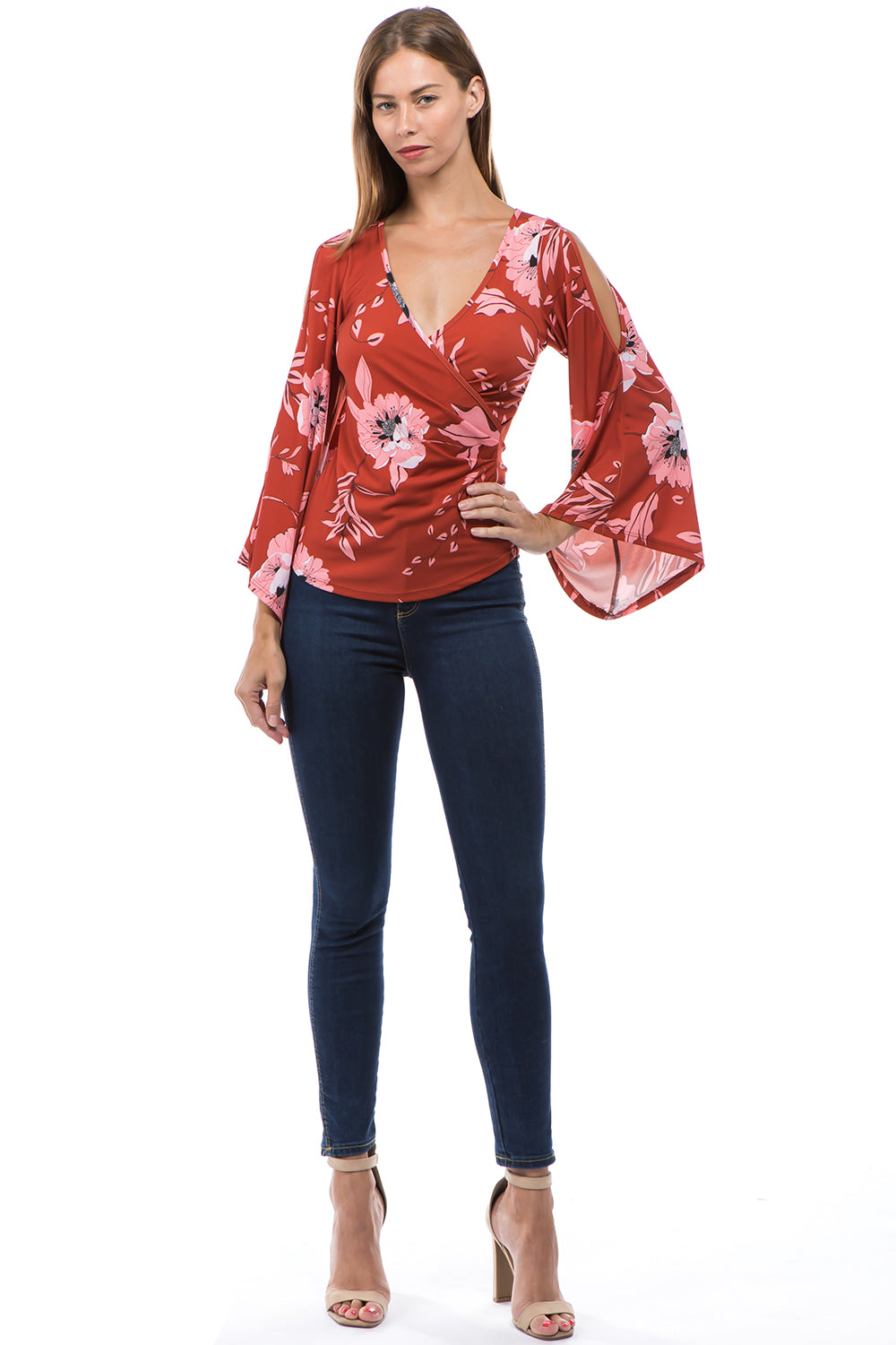 KELSEY TOP (WINE)-VT8290