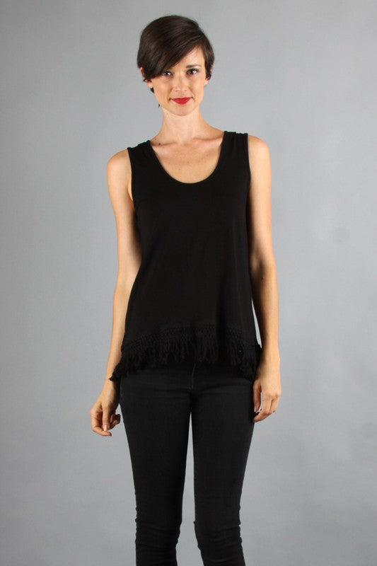 Solid Tank Top-VT9155 S