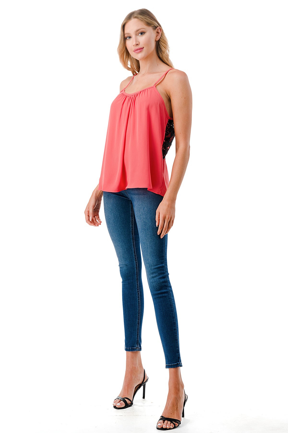 REGINA TOP (CORAL)-VT9715