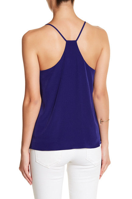 IVANA RUFFLE TOP (ROYAL BLUE)-VT9734