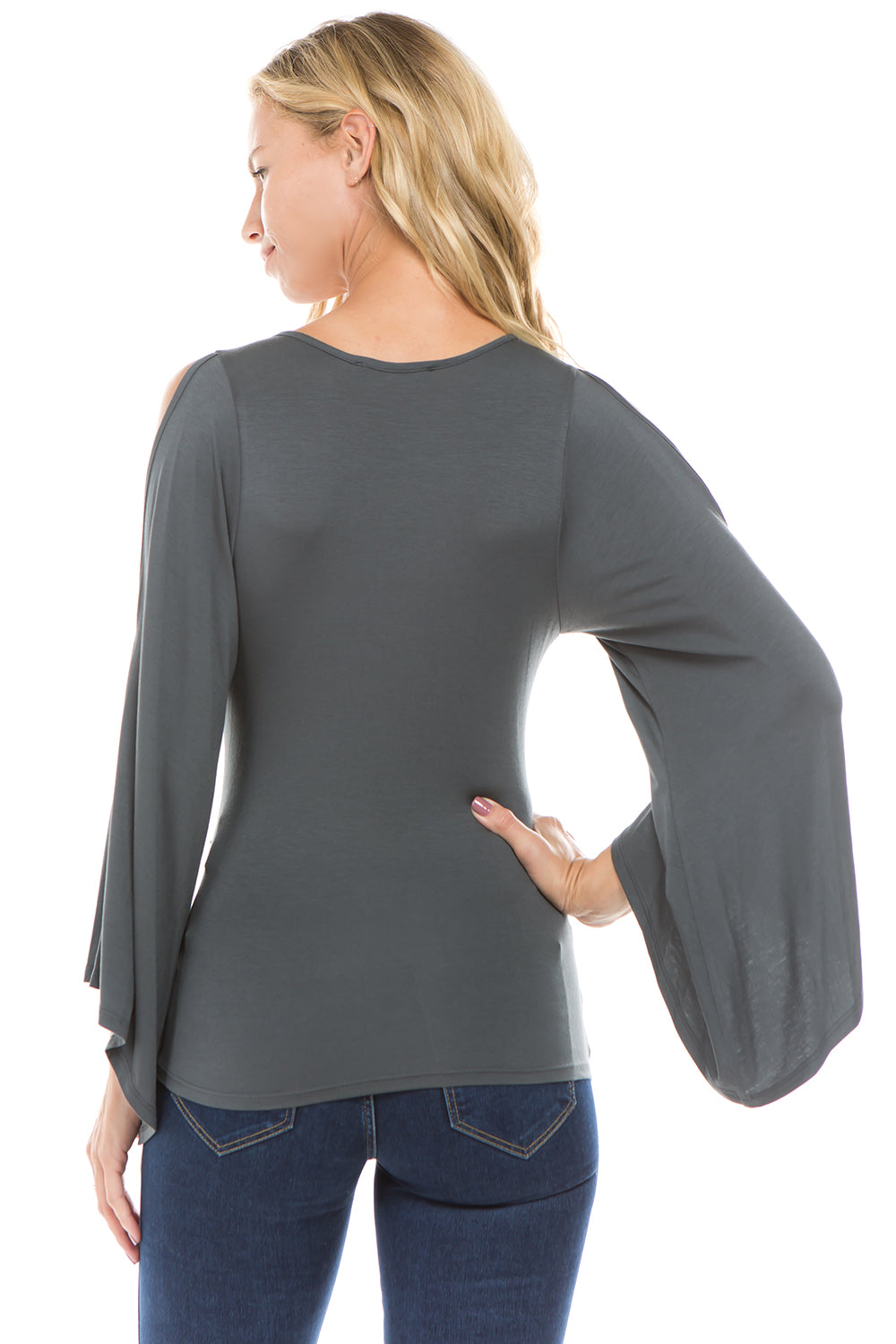 KELSEY TOP (CHARCOAL)-JT8290
