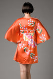 TROPICAL KIMONO DRESS (ORANGE)- D6368