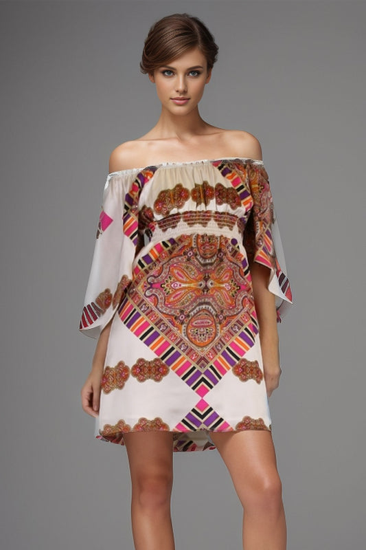BALTHAZAR BELL SLEEVE DRESS-D7327