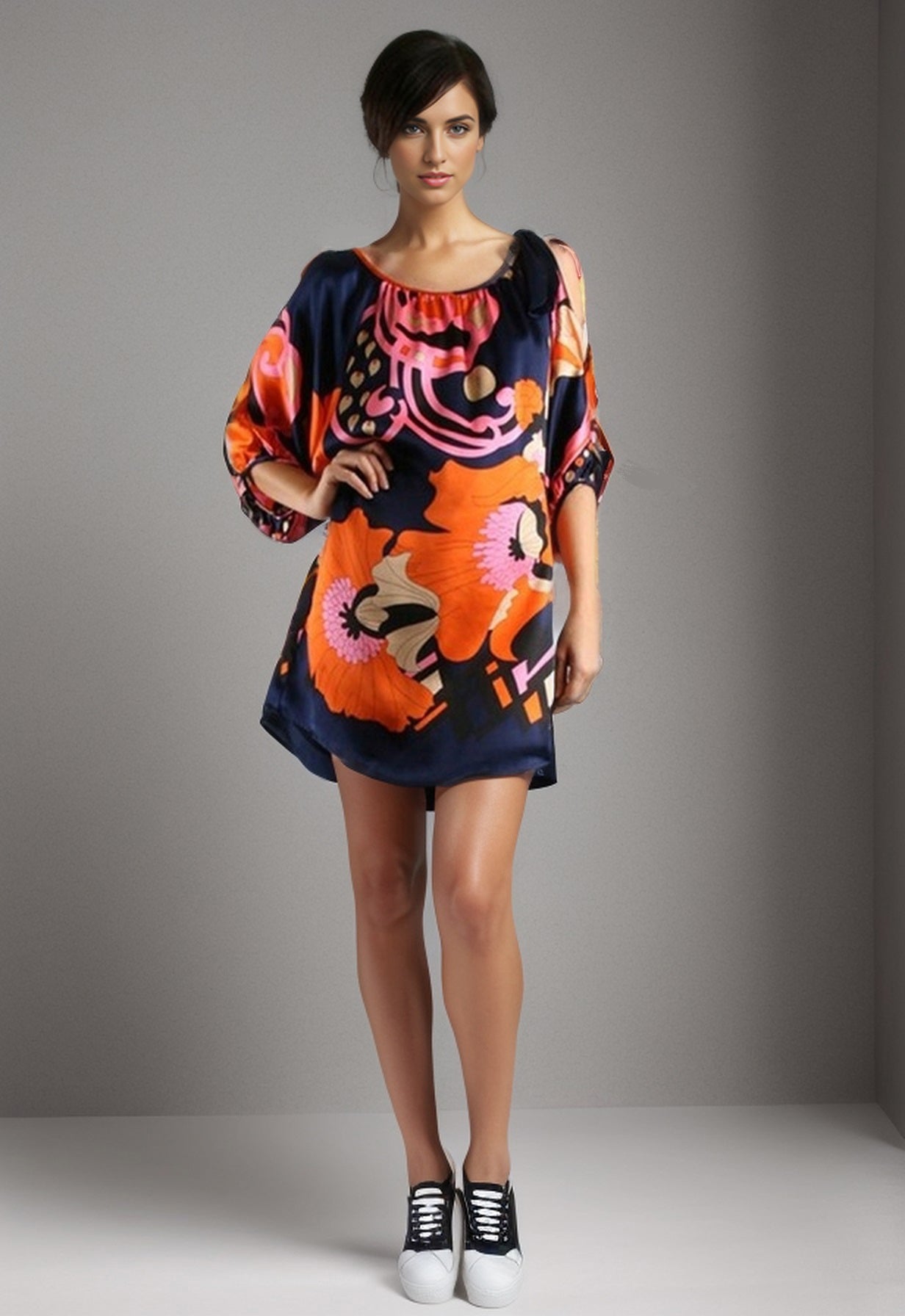 AVA SMOCK DRESS-D7654