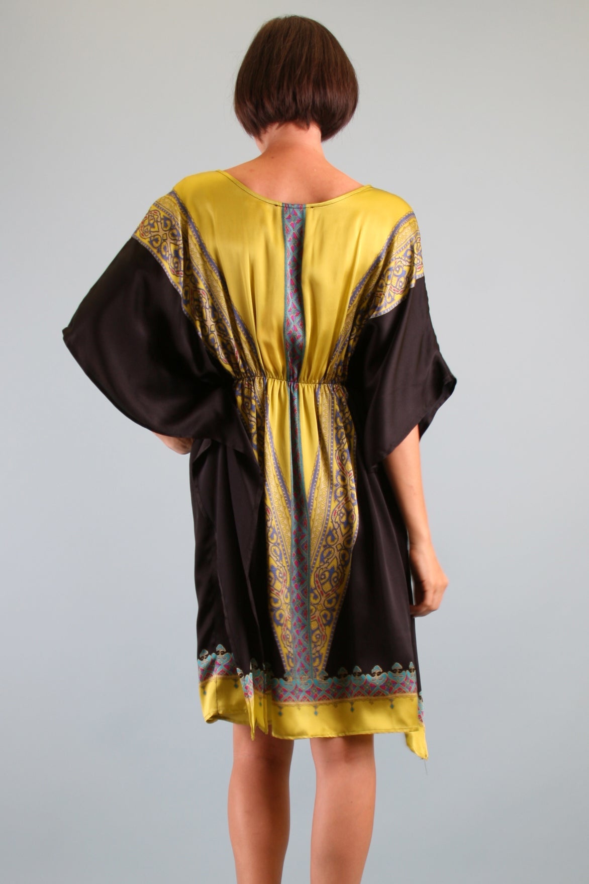 ATHENA KAFTAN DRESS (BLACK)- D8511