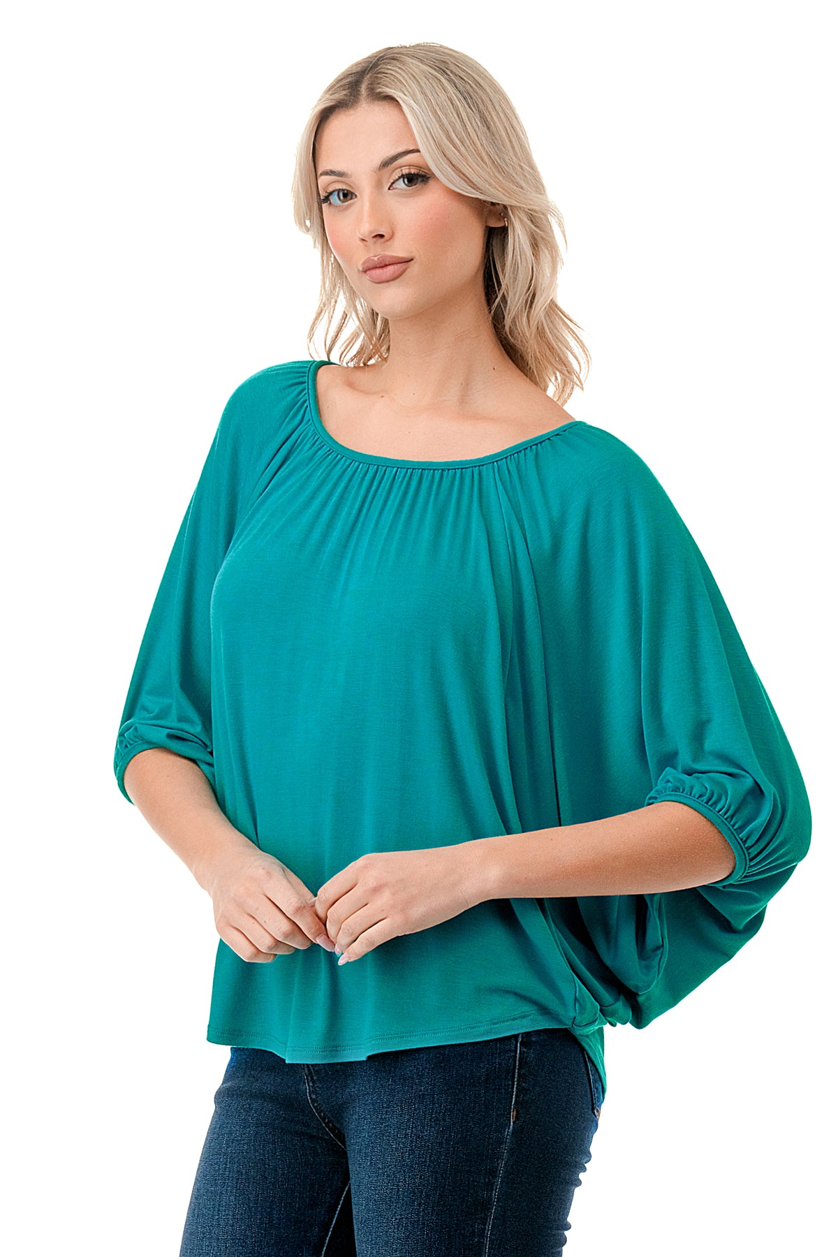 JAMES TOP (TURQUOISE GREEN)-JT7150