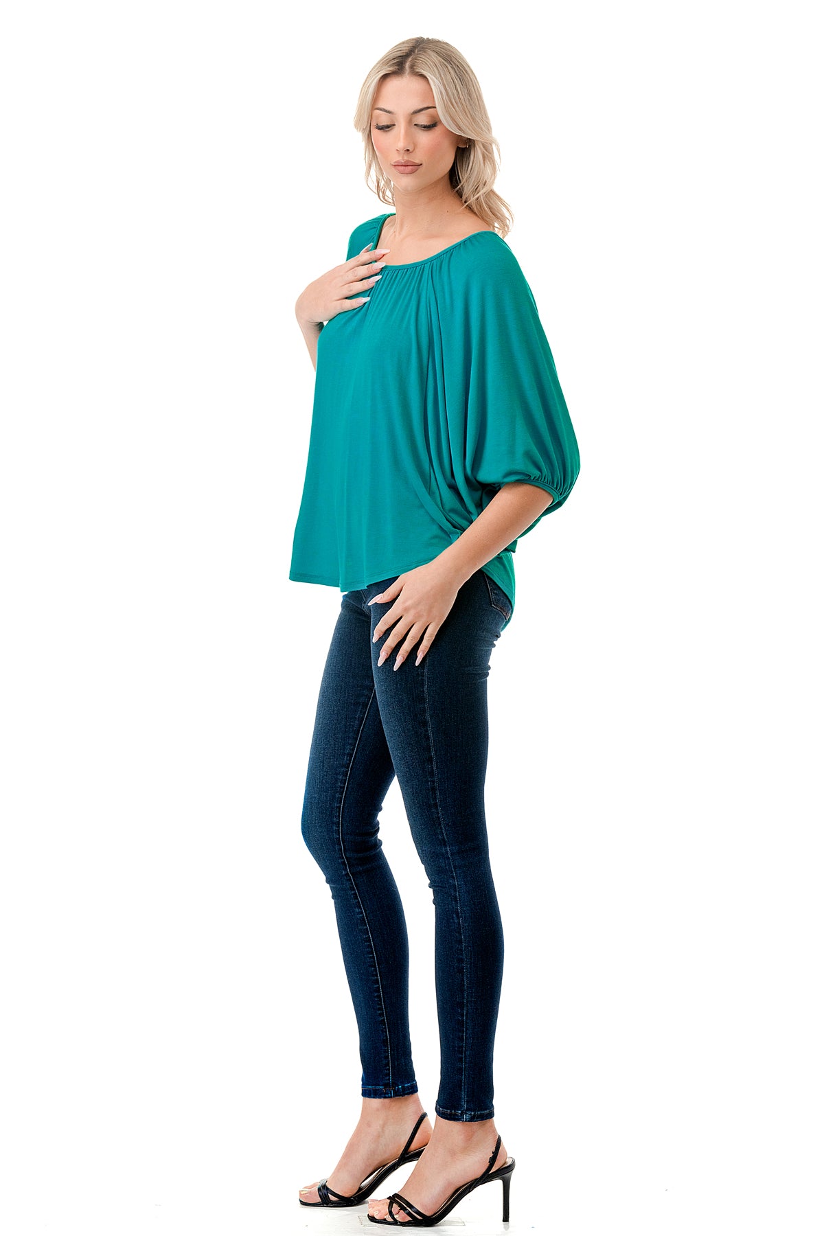 JAMES TOP (TURQUOISE GREEN)-JT7150