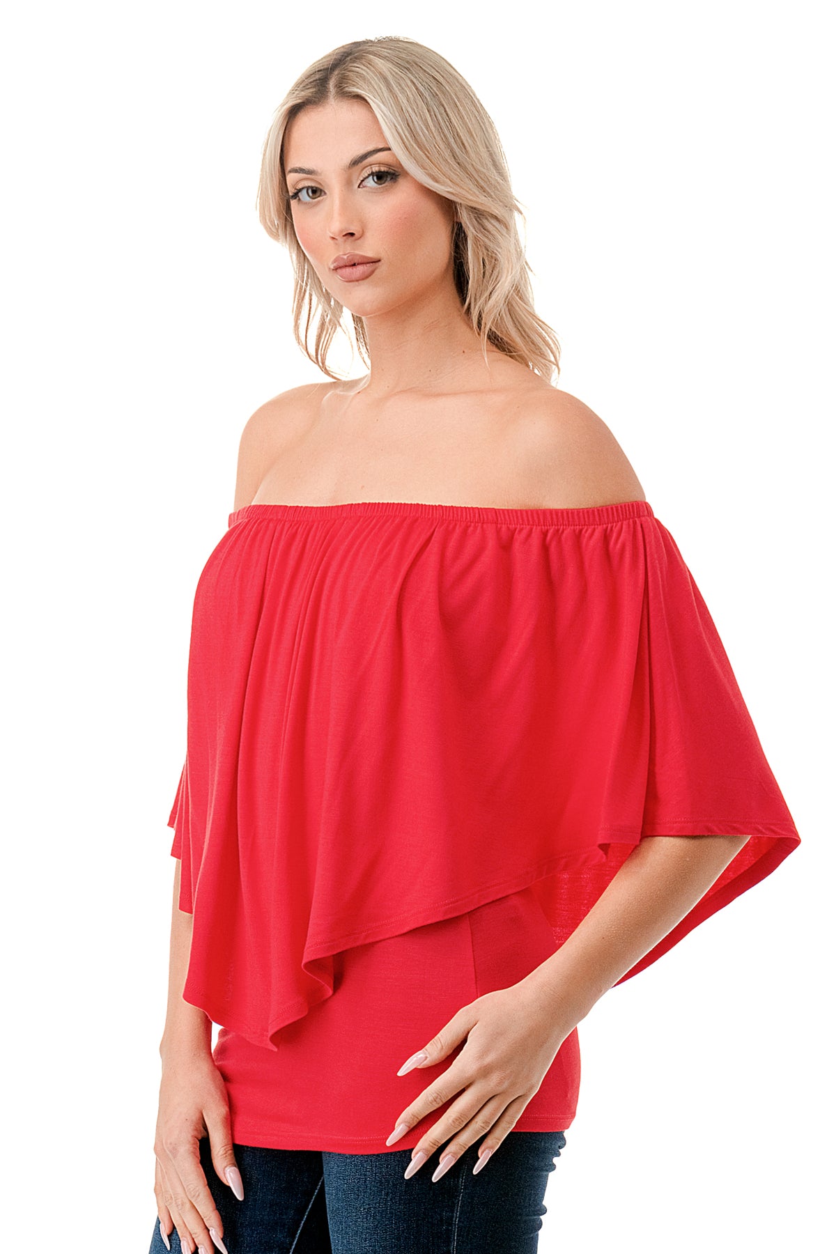 MINA CONVERTIBLE TOP (DARK CORAL)-JT7463