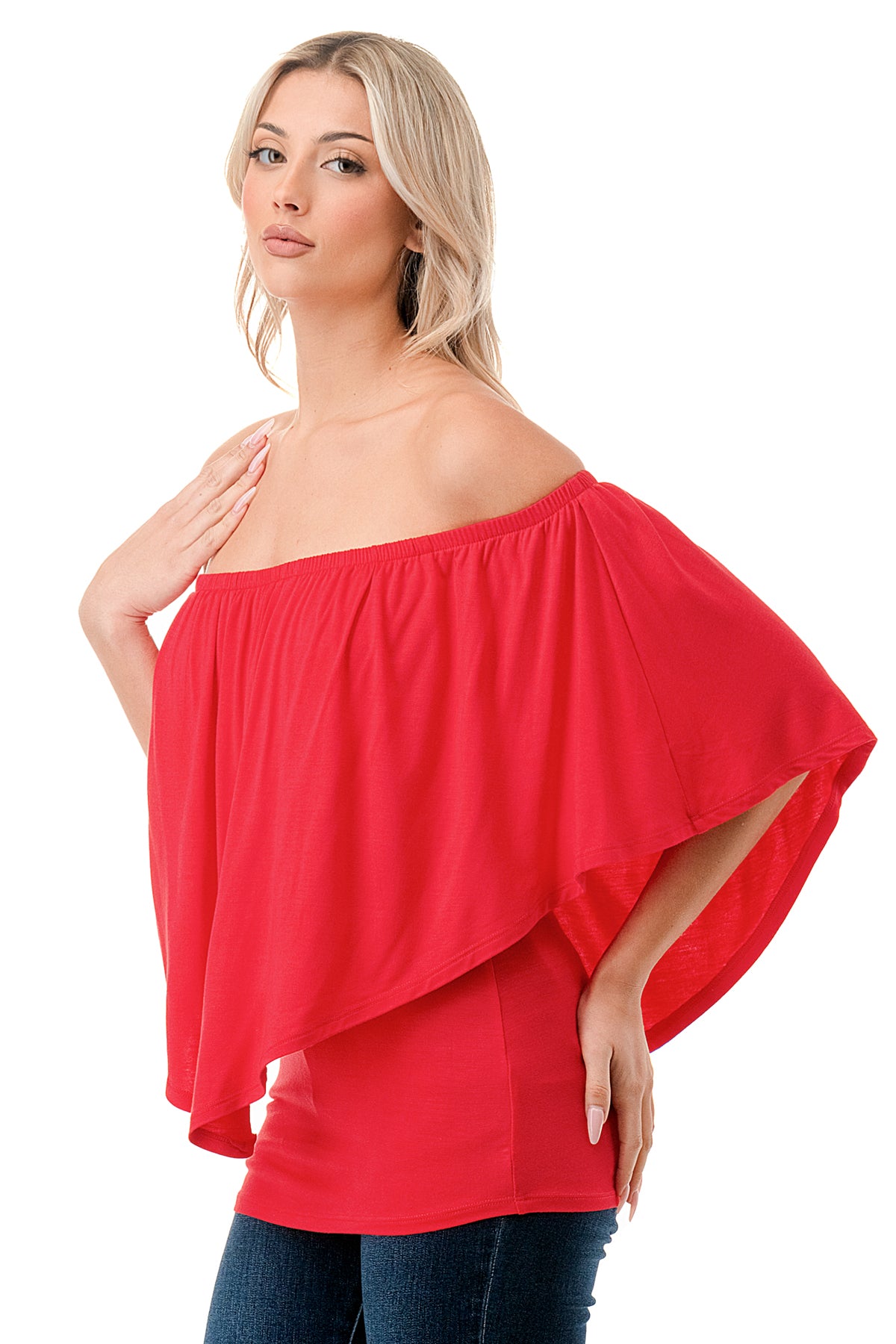 MINA CONVERTIBLE TOP (DARK CORAL)-JT7463