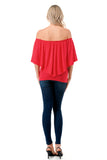 MINA CONVERTIBLE TOP (DARK CORAL)-JT7463