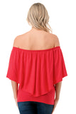 MINA CONVERTIBLE TOP (DARK CORAL)-JT7463