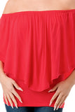 MINA CONVERTIBLE TOP (DARK CORAL)-JT7463