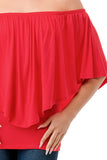 MINA CONVERTIBLE TOP (DARK CORAL)-JT7463