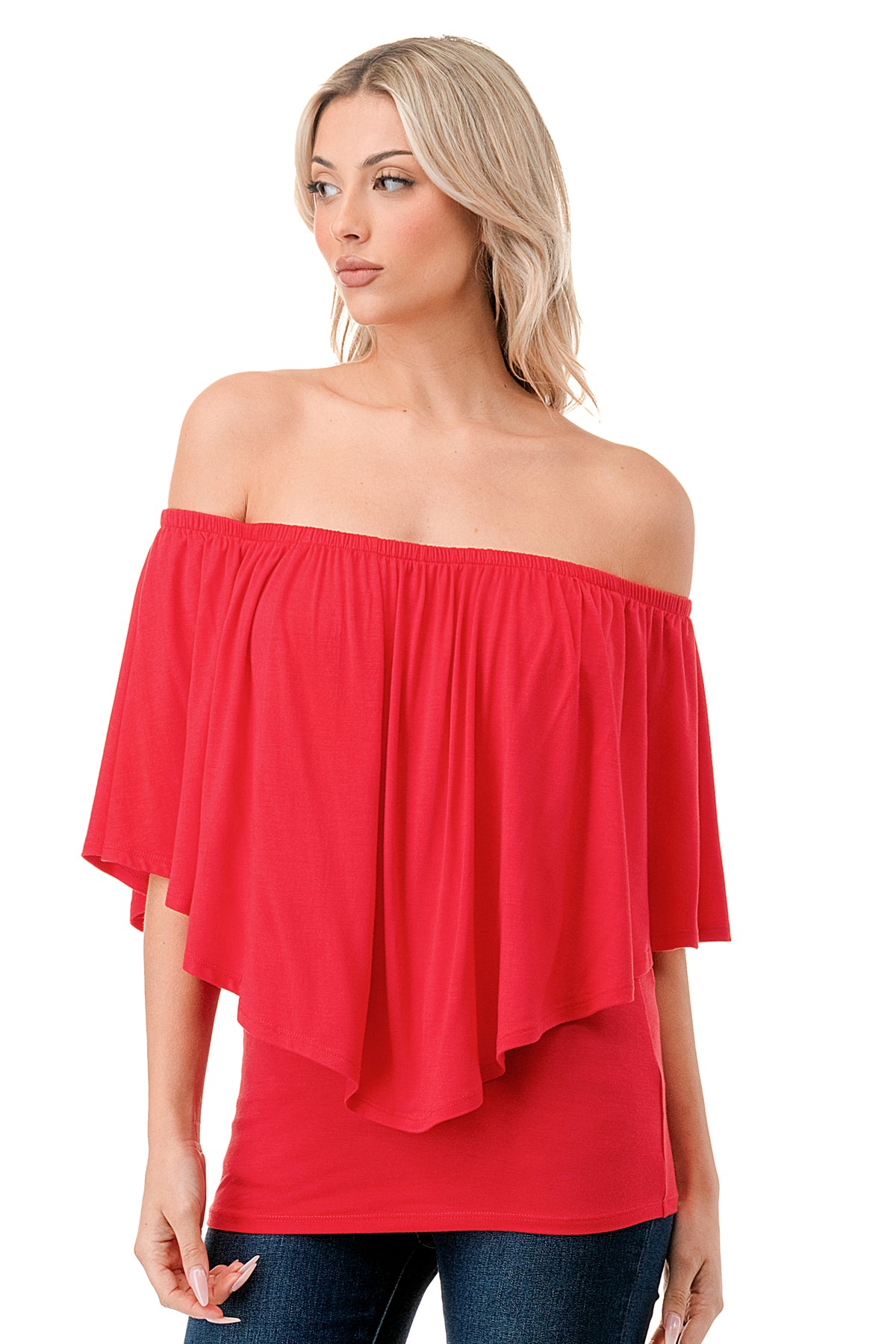 MINA CONVERTIBLE TOP (DARK CORAL)-JT7463