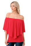 MINA CONVERTIBLE TOP (DARK CORAL)-JT7463