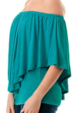 MINA CONVERTIBLE TOP (TURQUOISE GREEN)-JT7463