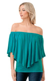 MINA CONVERTIBLE TOP (TURQUOISE GREEN)-JT7463