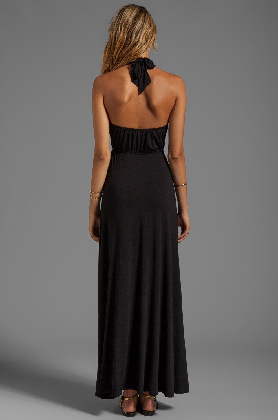 KELSEY MAXI DRESS (BLACK)-JD8288