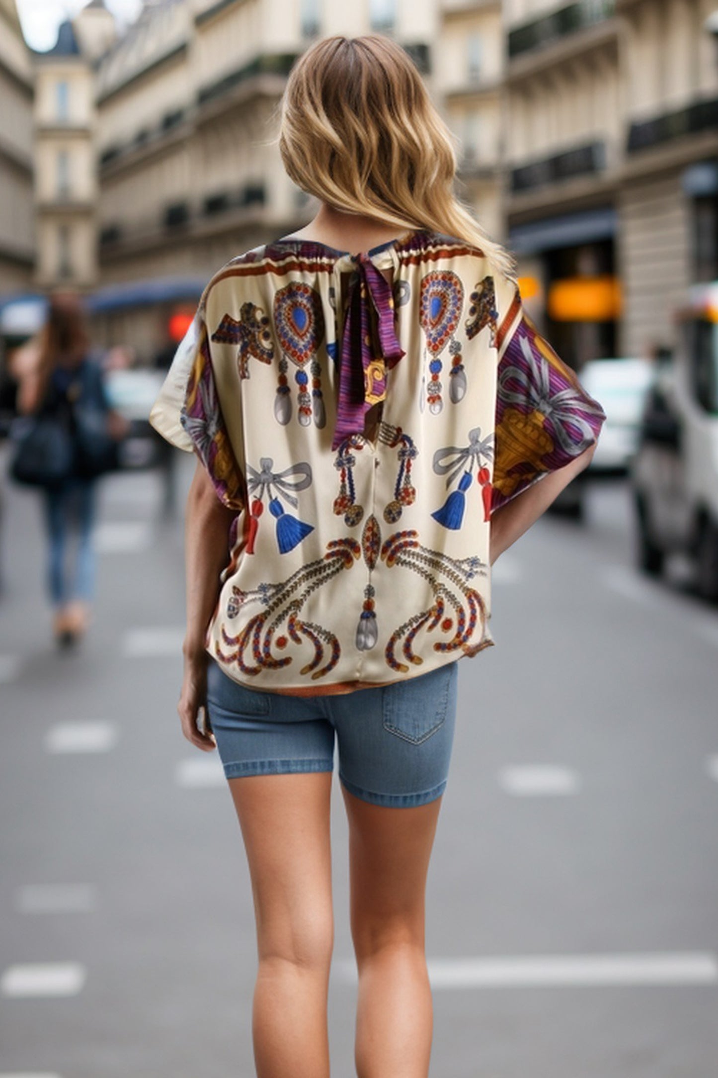 HEMINGWAY BATWING TOP (IVORY)- T7768