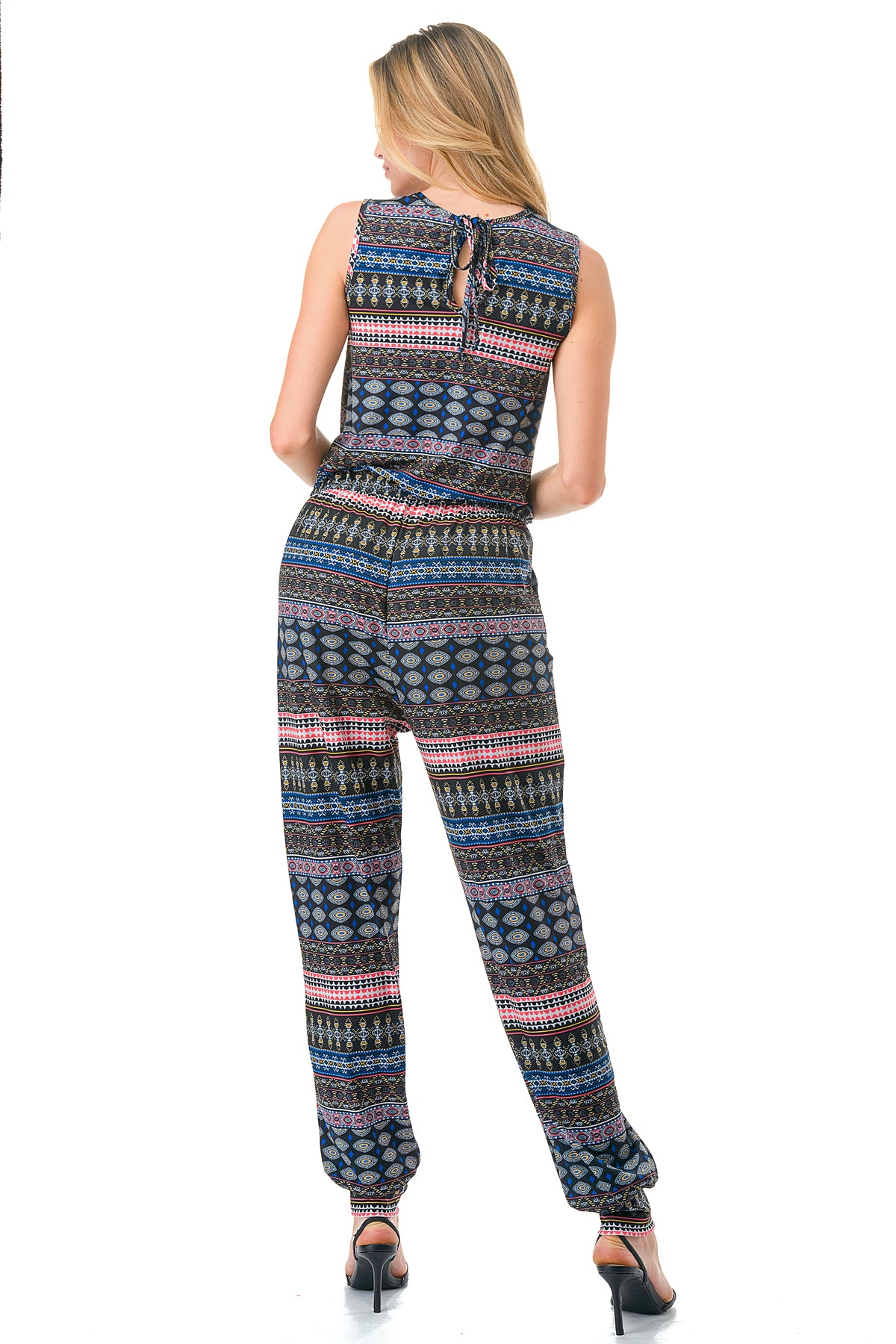 EMBER SLEEVELESS JUMPSUITS (ETHNIC)- VD3067