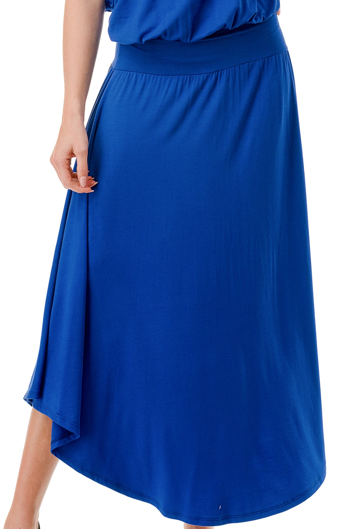 LOUISA ONE SHOULDER DRESS (ROYAL BLUE)- VD3295