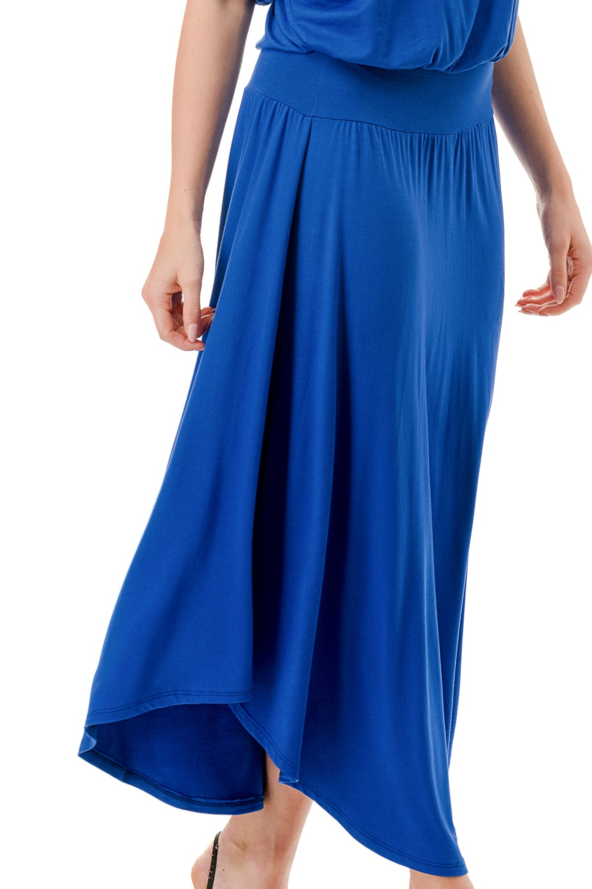 LOUISA ONE SHOULDER DRESS (ROYAL BLUE)- VD3295