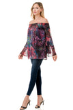 BEATRICE OFF SHOULDER TOP (FANTASY)- VT1728