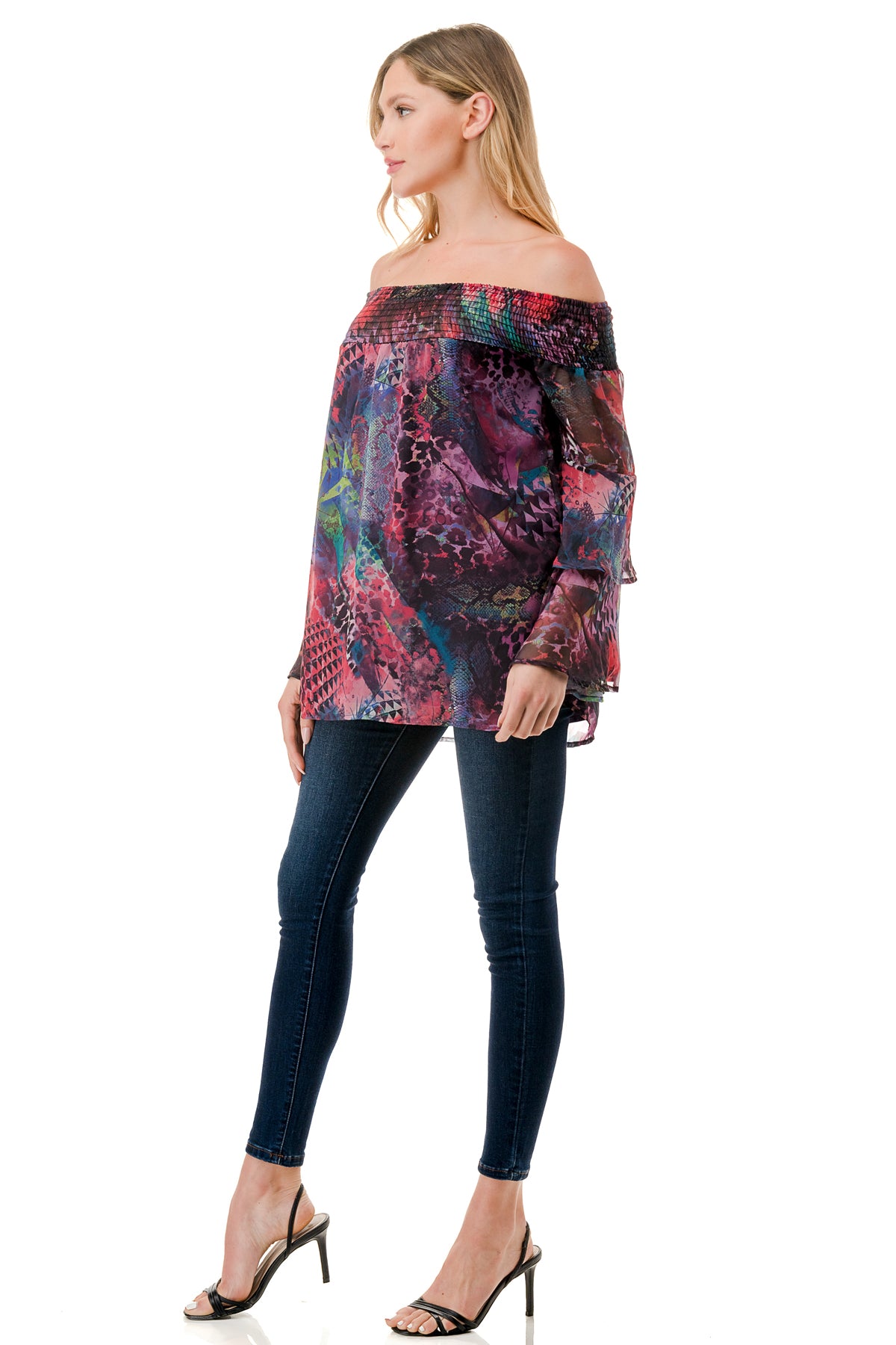 BEATRICE OFF SHOULDER TOP (FANTASY)- VT1728