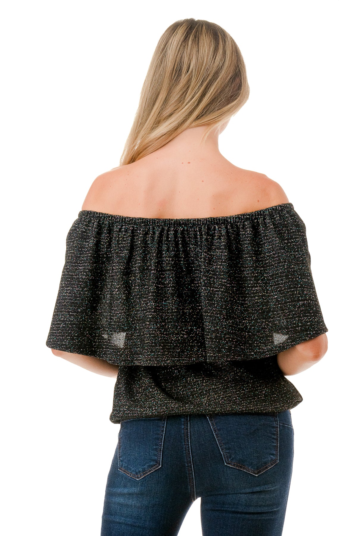 ALIVIA TUBE TOP (METALLIC KNIT)- VT2499