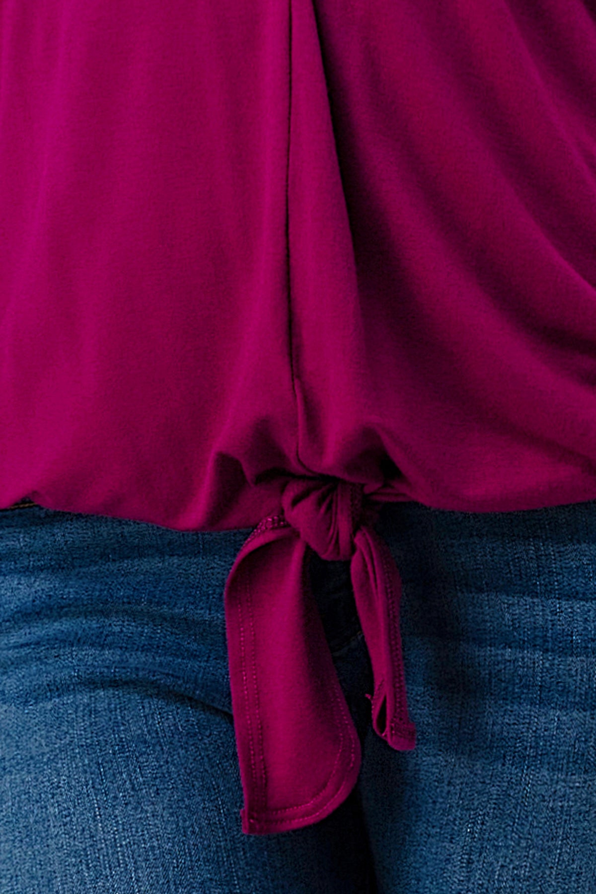 HARRIET OFF SHOULDER TOP (MAGENTA)- VT2509