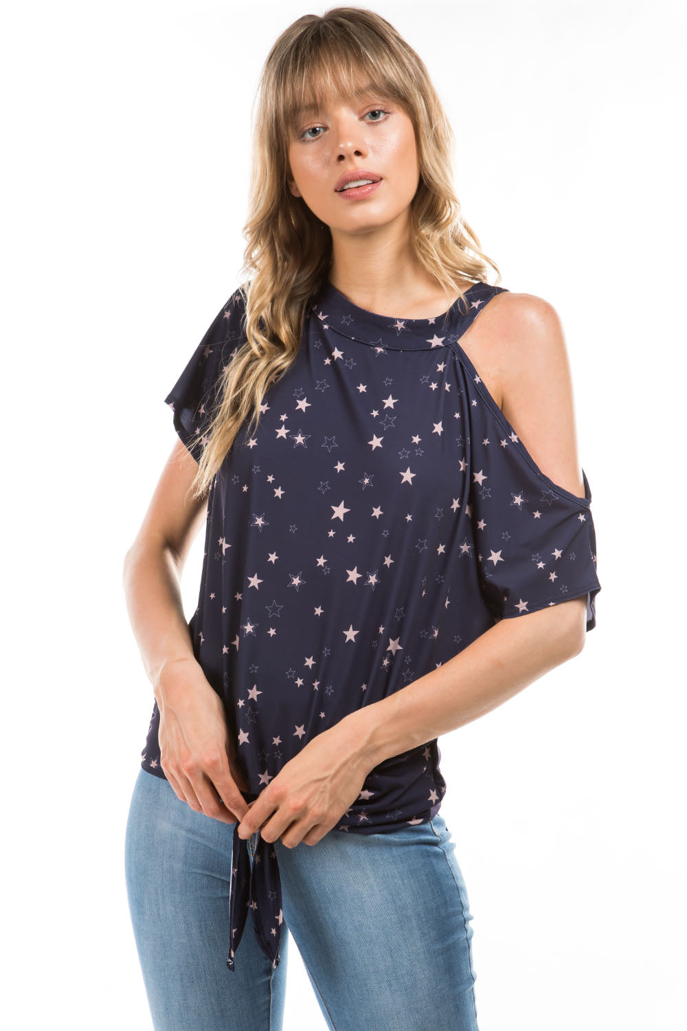 LOOSE POCKET TUBE DRESS (NAVY STAR)-JD6871