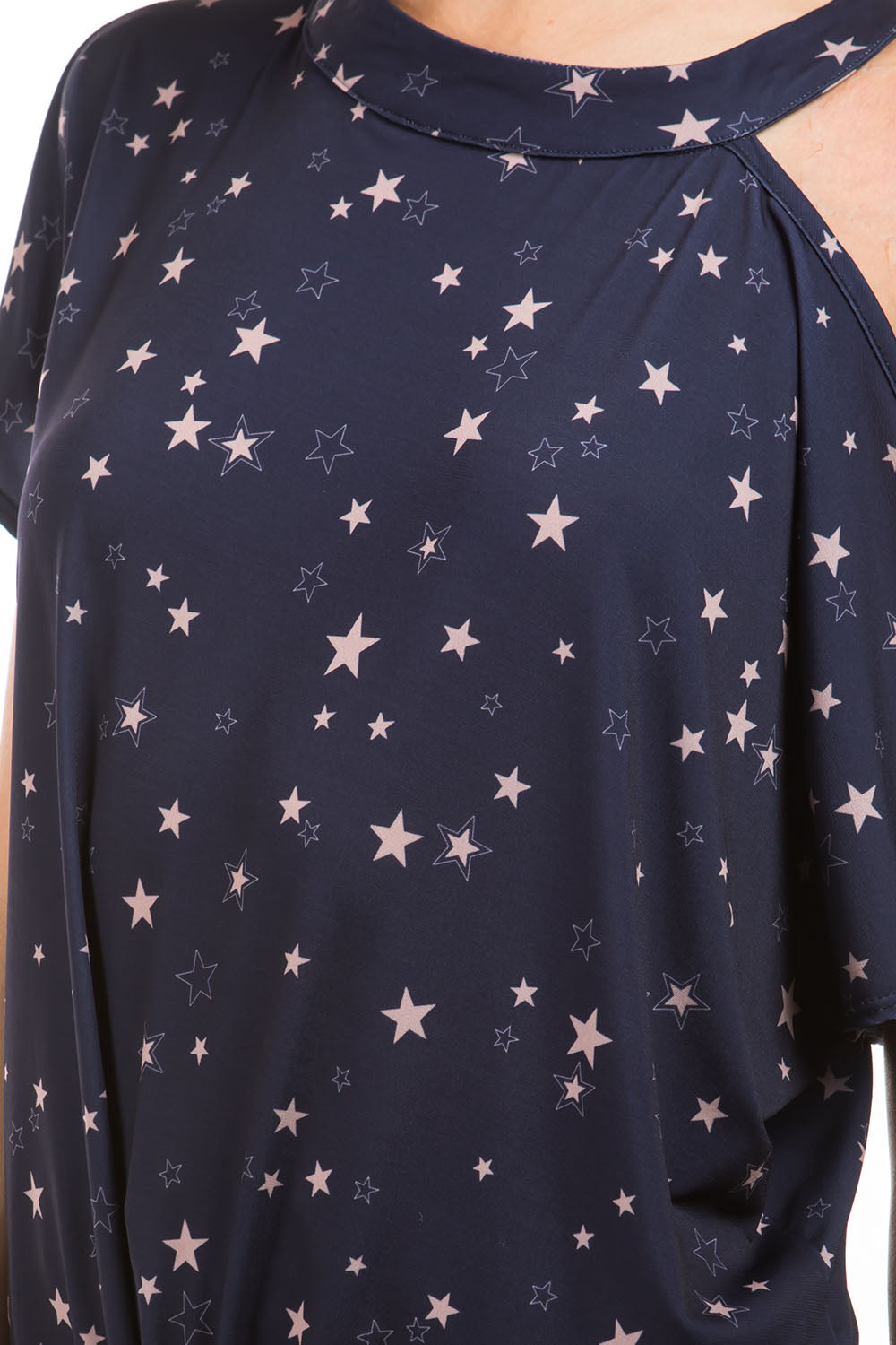 LOOSE POCKET TUBE DRESS (NAVY STAR)-JD6871