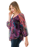 JANE FRONT KEY HOLE TOP (PANTASY)- VT3170
