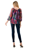 JANE FRONT KEY HOLE TOP (PANTASY)- VT3170