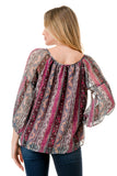 JANE FRONT KEY HOLE TOP (NOSTALGIA)- VT3170