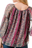 JANE FRONT KEY HOLE TOP (NOSTALGIA)- VT3170