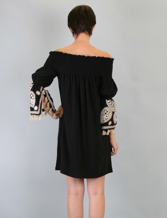 SELLY OFF SHOULDER DRESS-CVD6419