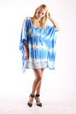 ELIYA CAFTAN DRESS (BLUE TIE DYE)- VD1265