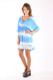 ELIYA CAFTAN DRESS (BLUE TIE DYE)- VD1265