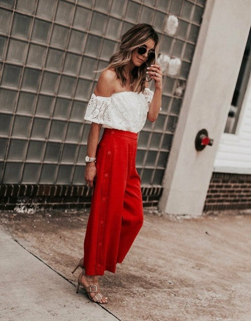 LAIA OFF SHOULDER TOP (WHITE)-VT1280
