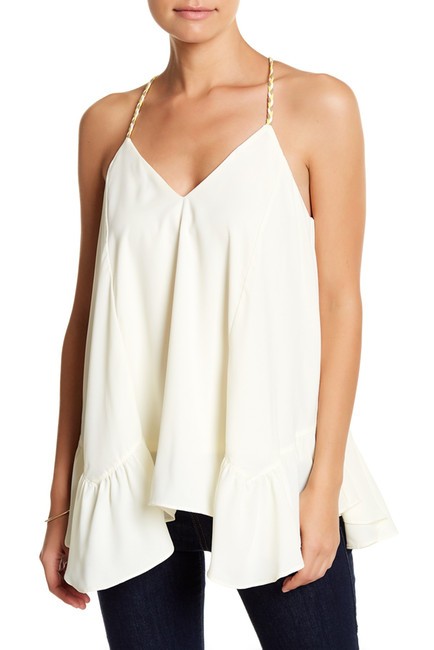 NALA V-NECK CAMI (Coral, White)- VT1214