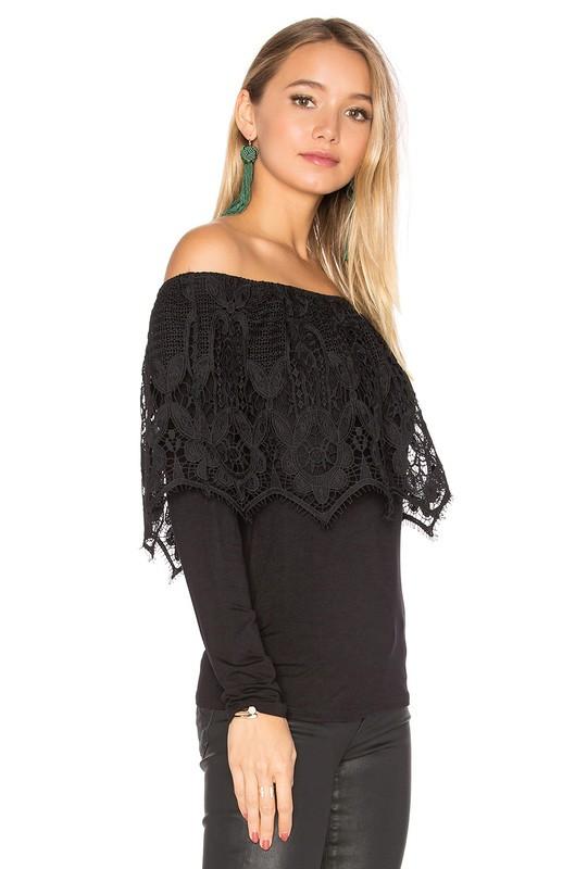 PAULA TOP (BLACK)-VT1527