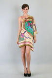 ELI CAFTAN DRESS (IVORY MULTI)-D7224