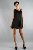PAULA SHIFT DRESS  (BLACK)-D7444