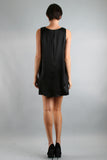 PAULA SHIFT DRESS  (BLACK)-D7444