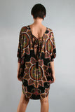 DARLA CAFTAN DRESS (BLACK)- D7572