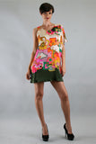 DOLLY ASYMMETRICAL DRESS (MULTI)-D7800
